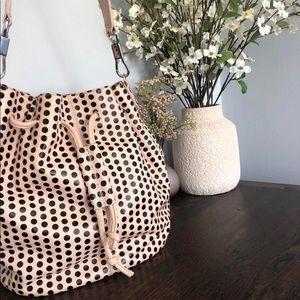 Elizabeth & James Polka Dot Bucket Purse
